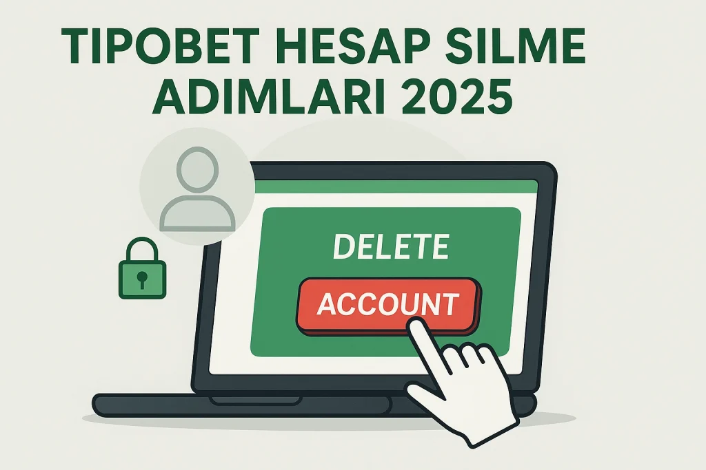 tipobet hesap silme adımları