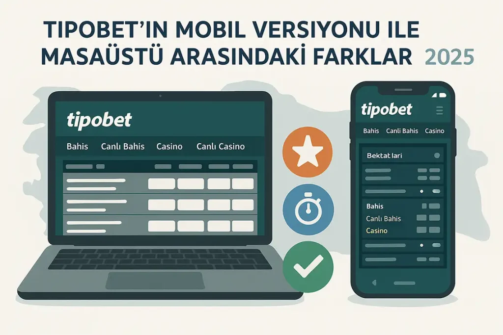 tipobet mobil masaüstü farkı